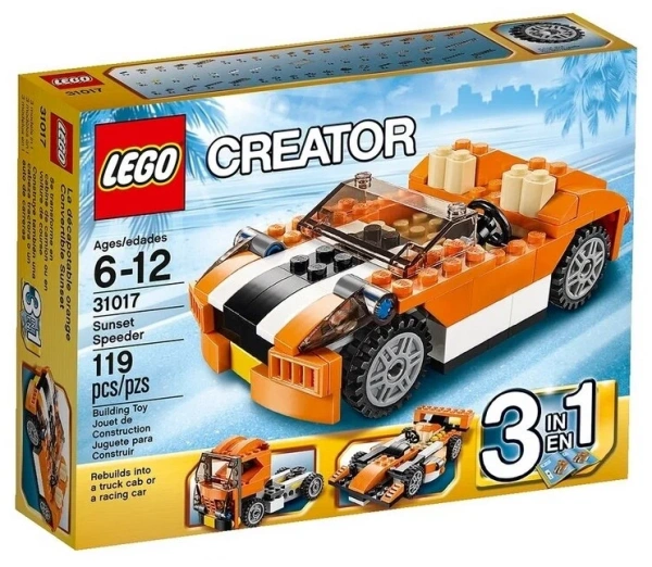 Конструктор LEGO Creator 31017 Гоночная машина Сансет